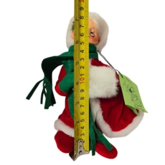 Annalee Dolls Mobilitee 1963 Vintage Mrs Claus Eyes Closed with  Muff - NWT - Picture 8 of 9